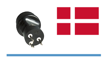 Síťový adaptér Dánsko